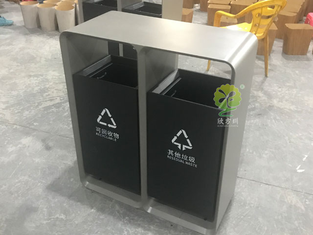 福田城市形象更新戶外分類垃圾桶定制廠家生產圖