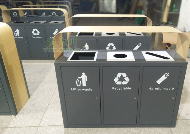 仿木紋戶外垃圾桶廠家生產工藝